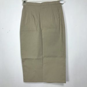 Stop Staring Tan pencil skirt